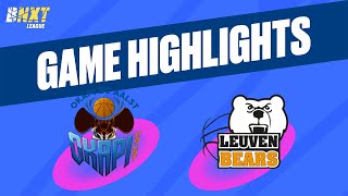 Okapi Aalst vs Stella Artois Leuven Bears  Game Highlights [upl. by Naryb]