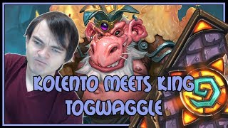 Kolento meets King Togwaggle  Kingsbane rogue  The Witchwood  Hearthstone [upl. by Sandye]