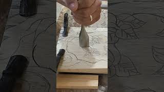 Wood Carving Cut woodworkartsandcrafts wood diy woodcarving woodartist horon [upl. by Refinney]