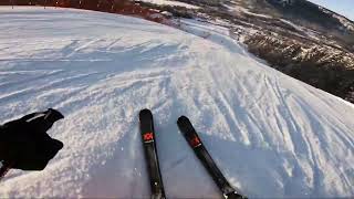 Skiing in Hafjell alpine resort Norway [upl. by Kristina]