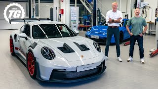 FIRST LOOK New Porsche 911 GT3 RS 992  518bhp £195k and DRS  Top Gear [upl. by Attenev]