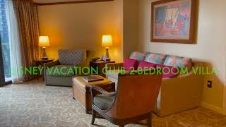 HAWAII AULANI 2BEDROOM VILLA TOUR DISNEY RESORT AND SPA [upl. by Neelyk]