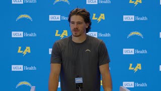 Justin Herbert On Facing Saints In Week 8  LA Chargers [upl. by Felicidad]