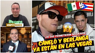 AMENAZA AL CANELO 😱 Edgar Berlanga PROMETE noquear el MEXICANO el SÁBADO  ESPN Boxeo [upl. by Delastre]