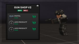 Roblox Advanced Gun Shop System 2024 [upl. by Lothair]