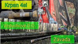 První test v lese závada krpan 4si vzduchové dálkové ovládání Stihl Ms 261jpforest8882 [upl. by Coy530]