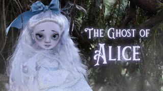 Halloween Collab Custom Shadow High Doll Repaint – The Ghost of Alice – Victorian Ghost Girl [upl. by Eselahs]