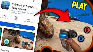 FINALLY SUBNAUTICA MOBILE LAUNCH  subnatica mobile gameplay  beastboyshub Subnautica [upl. by Knarf]