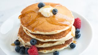 Easy Fluffy Pancakes Recipe [upl. by Ecnahc]