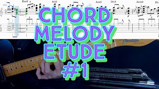 Chord Melody Etude 1  Satin Doll  PDF [upl. by Hamilah]