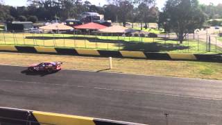 Alfa Romeo GTV6 Alfetta V6 Sydney Motorsport Park Fly by  Eastern Creek [upl. by Teodor]