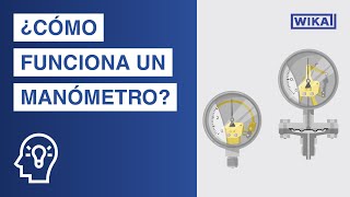 ¿Cómo funciona un manómetro  Muelle tubular vs Sistema de membrana [upl. by Gniy]