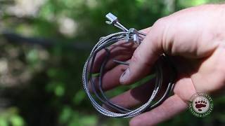 DIY survival Snares for Trapping Small animals [upl. by Menides]