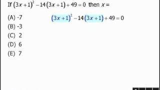 GRE Math Tricks Using usubstitution to solve complex equations [upl. by Anitnemelc808]