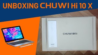 UNBOXING Chuwi Hi10 X 101quot 2in1 Windows Tablet PC Celeron® N4120 with Keyboard and Pen [upl. by Regine]