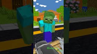 Im Sorry Dad😭😭😭 Sad Story 😭😭😭 monster school minecraft shorts [upl. by Austina]