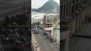 Prakasam Barrage after flood flood nature ytshorts ytshort youtubeshorts [upl. by Ahseim]