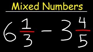 Subtracting Mixed Numbers [upl. by Alilad]