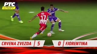 Crvena zvezda  Fjorentina 50 golovi sa meča [upl. by Yrol893]