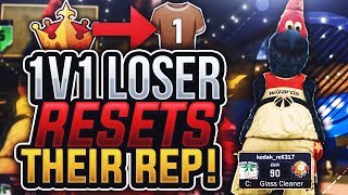 I MADE A SS4 MASCOT RESET HIS REP 1V1 LOSER RESETS REP WAGER NBA 2K17 [upl. by Hagen]