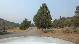 4K Driving from Steens Mountain Wilderness Resort to Page Springs Campground Oregon [upl. by Watts]