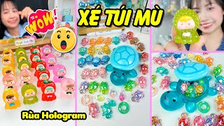 🐢🍎🍑XÉ TÚI MÙ RÙA SIÊU TO 🐢 Rùa Hologram 🍓MOI TRÁI CÂY 🌟 Phát sáng 🌟 quyensachnho diy tuimu [upl. by Miquela]