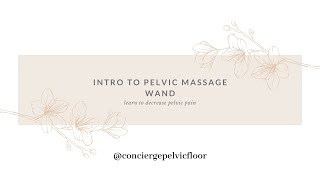 How to use a Pelvic Massage Wand [upl. by Akciret336]