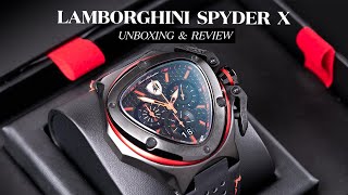 Tonino Lamborghini Spyder X Watch Unboxing  Watch Review from Watch Pilot [upl. by Lippold]