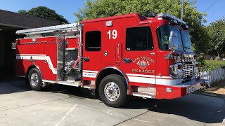 San Miguel Fire amp Rescue Engine 19 Theme x2 [upl. by Broddy]