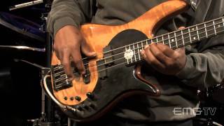 Victor Wooten gives amazing solo bass performance EMG [upl. by Essile]