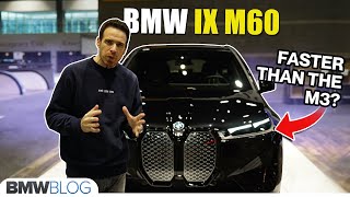 BMW iX M60 Review  Better than Tesla [upl. by Lyell]