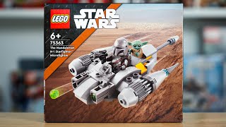 LEGO Star Wars 75363 THE MANDALORIAN N1 STARFIGHTER MICROFIGHTER Review 2023 [upl. by Aikaj]