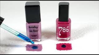 Halal Nail Polish  Tuesday in Love vs 786 [upl. by Corenda]