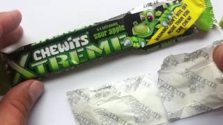 Chewits Xtreme sour apple review [upl. by Kavanaugh521]