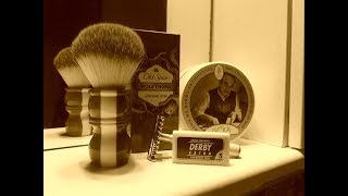 Бритье Muhle R41 Derby Extra Extro Isola RazoRock Tricolore Old Spice Wolfthorn [upl. by Eidua812]