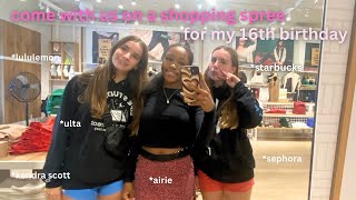 come shopping with me on my 16th birthday🛍️🎉 [upl. by Kemeny216]