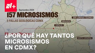 Identifican fallas geológicas que estarían relacionadas con microsismos en CDMX  En Punto [upl. by Lama]