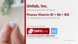 Pharex Vitamin B1  B6  B12 TV Ad 2H 2023 15s Philippines OnAir Version CC [upl. by Redan]