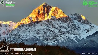 LIVE Webcam San Pietro Isola del Gran Sasso dItalia TE 802 m [upl. by Anek]