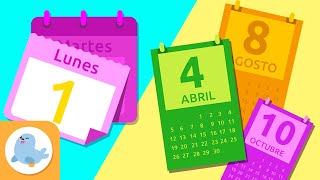 DÍAS de la SEMANA y MESES del AÑO para niños 📅 Recopilación 📆 Lunes martes miércoles jueves [upl. by Ronny]