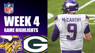 Vikings vs Packers Week 4  Madden 24 Simulation Highlights Updated Rosters [upl. by Tteve850]