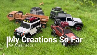 Collection Of My DIY Creations  DIY Cars  Model Making  Cardboard  Foam Board Model Vehicles [upl. by Kcirrek48]