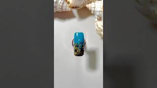 Stunning Ombre Nail 💅 Design 💚🖤 youtubeshorts nailart easynails [upl. by Faust]