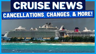 CRUISE NEWS Royal Caribbean Cruises Cancelled NCL Ships Severe Weather Forces Changes amp MORE [upl. by Michon]