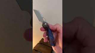 Olamic Whippersnapper 20cv blade steel with lightning strike ano Ti frame mokuti clip Snappy [upl. by Erma]