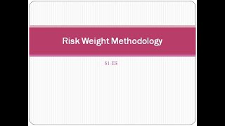 Basel III Guideline  Standardized Approach Credit risk methodology S1E5 [upl. by Jarnagin]