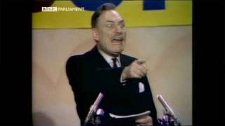 enoch powell denies he is a judas 1974 [upl. by Etteloiv]