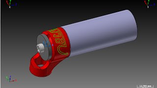 MASTERCAM MULTIAXIS CASE STUDY 4THAXIS TEXT ENGRAVING [upl. by Neeluj]