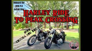 Ride to Peak Crossing Part 1 on a Softail Slim [upl. by Pellikka169]