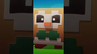 Rowlets Intense Soulstaring Gaze pokemonanimation rowlet [upl. by Venice]